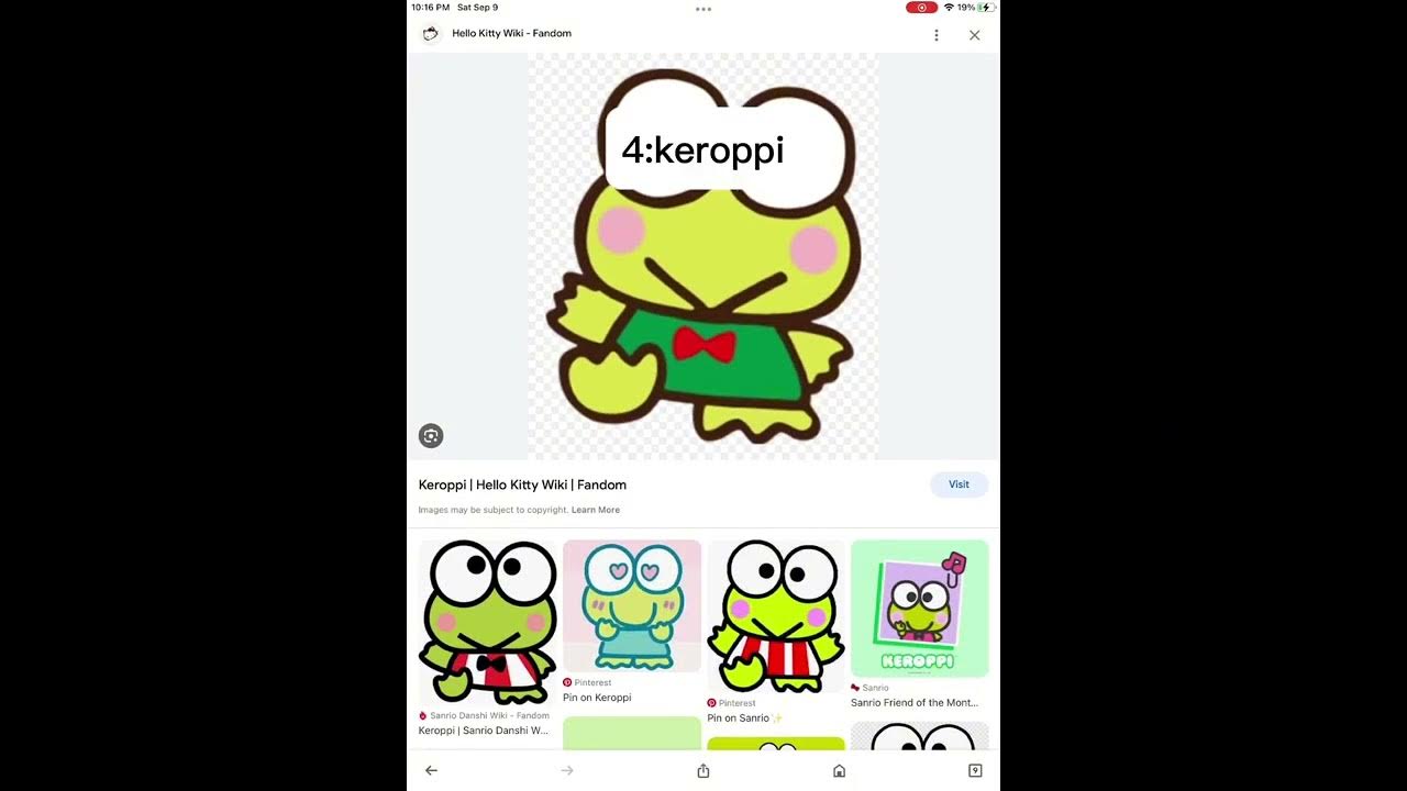 Keroppi - Sanrio Wiki