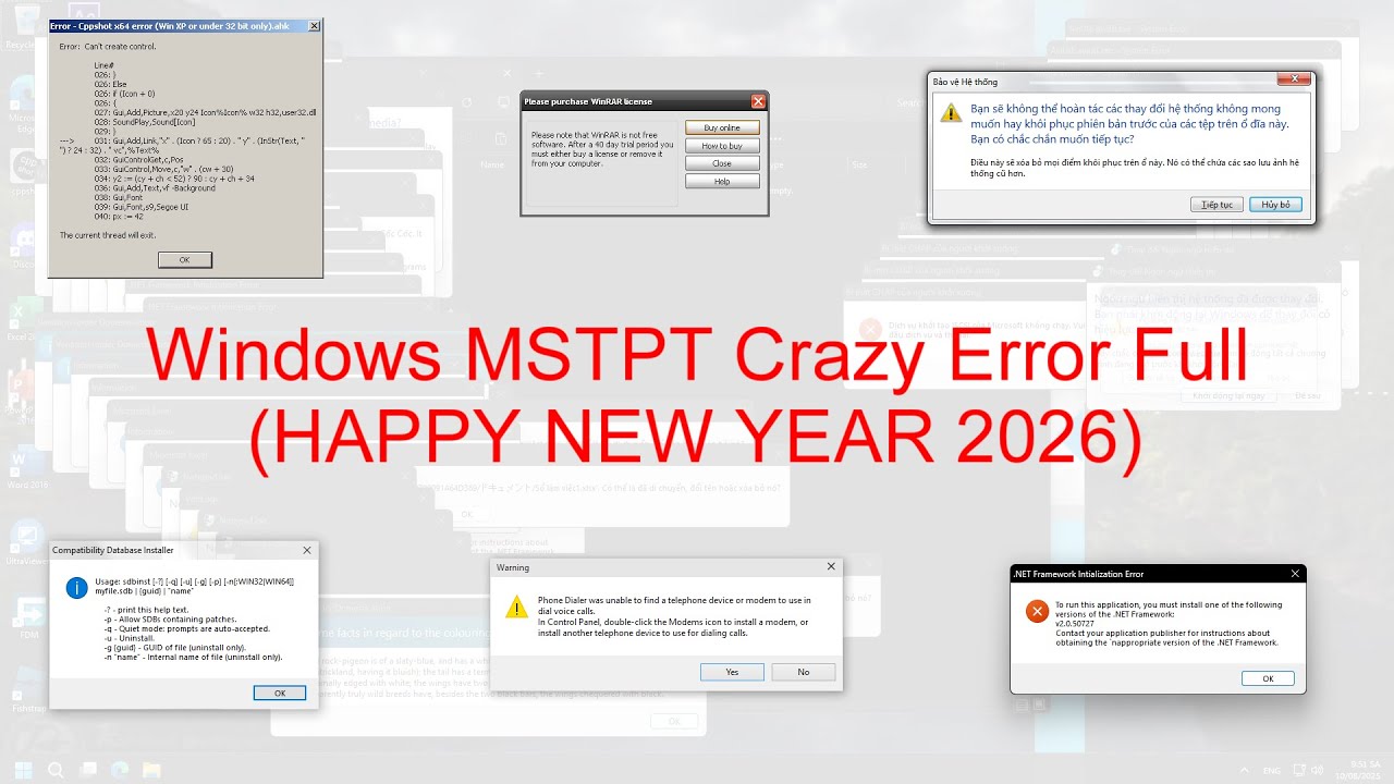 (Goodbye 2025) Windows MSTPT Crazy Error (200 subs speacial)
