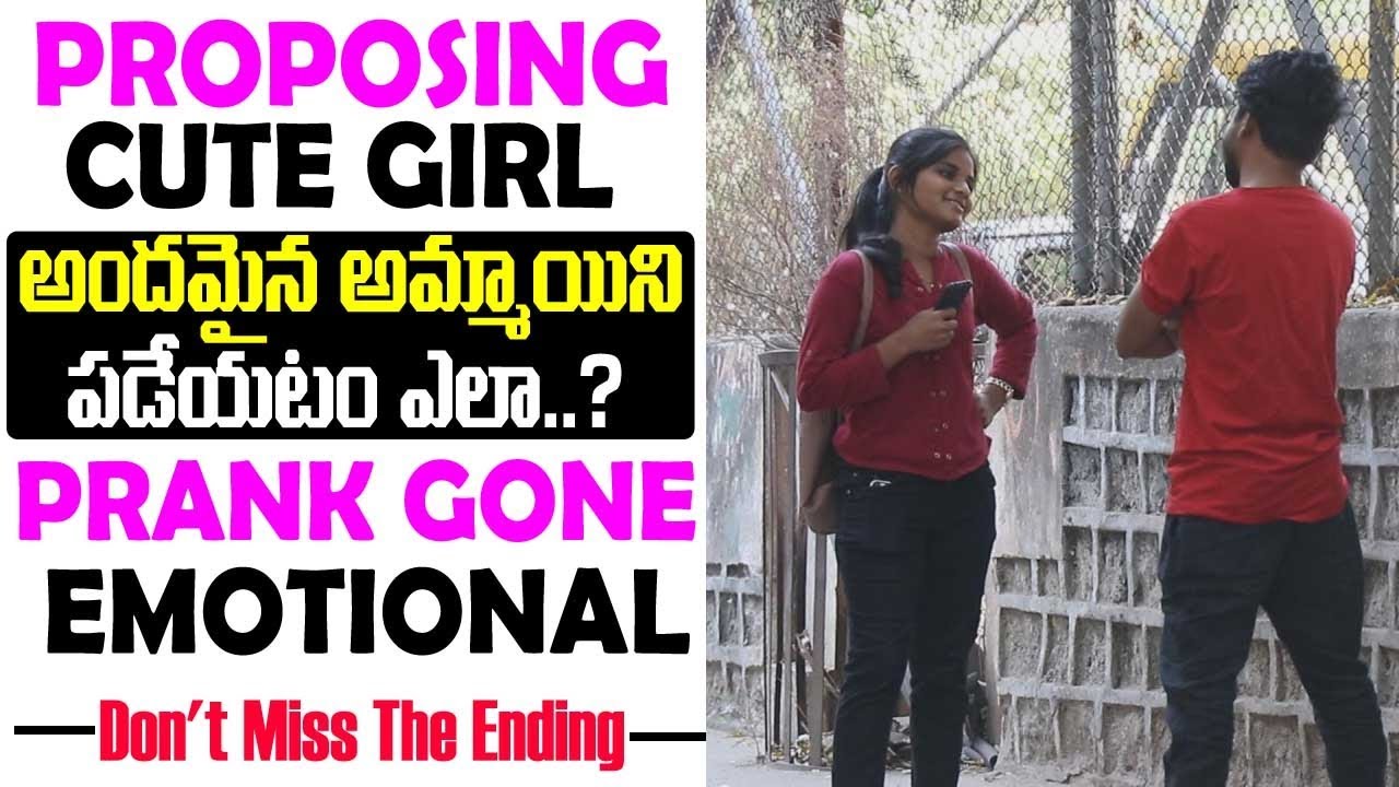 Proposing To Cute Girl | Prank Gone Emotional | TOP LOVE PROPOSING PRANK VIDEOS 2020 | Telugu Pranks