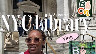 NYC Library Vlog after BookCon | quiet reset after bookish chaos