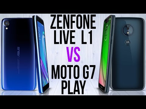 Zenfone Live L1 vs Moto G7 Play  Comparativo 