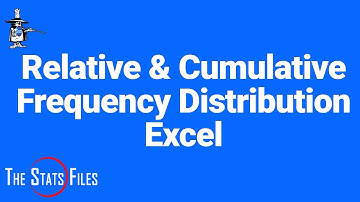 Relative and Cumulative Frequencies using basic Excel