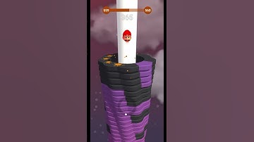 Amazing Stackball Crush 3d #stackball #supermamos #video #funnyshorts