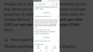 Cost per Click and Cost per Impression