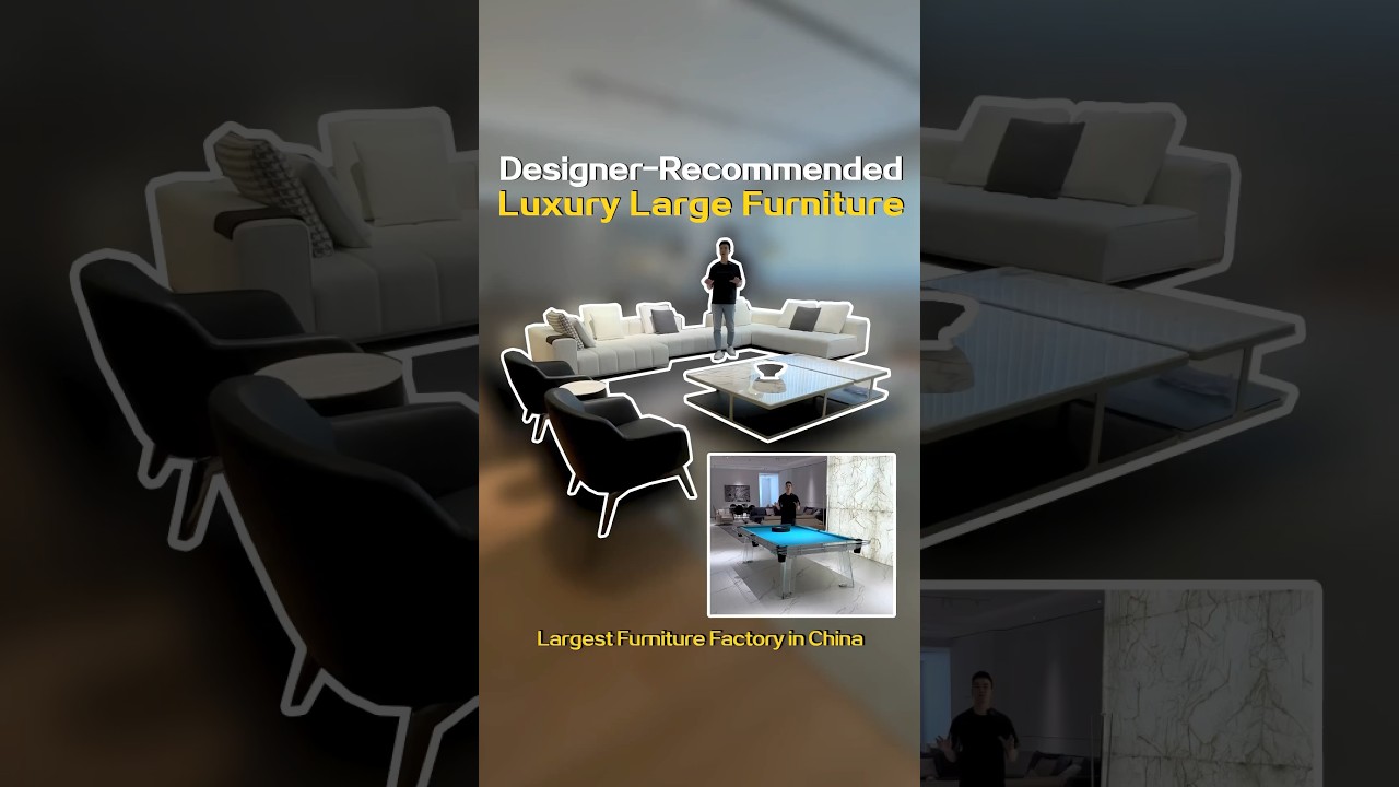 Designer-Recommended Luxury Large Furniture.
