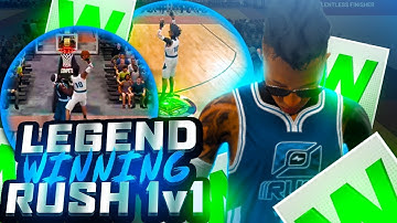 I TOOK MY LEGEND TWO-WAY SLASHING PLAYMAKER DOMINATED 1v1 RUSH EVENT IN NBA 2K20! BEST PG BUILD 2K20