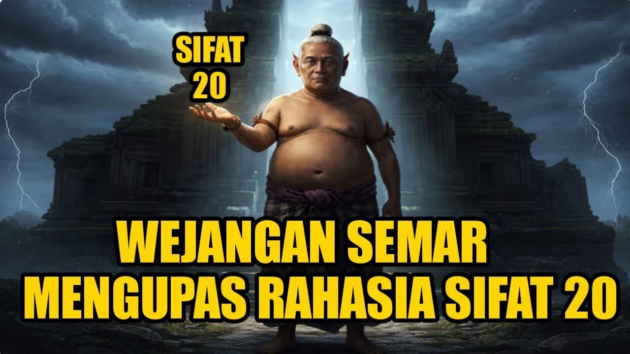 WEJANGAN SEMAR‼️RAHASIA SIFAT 20 YANG JARANG DI KETAHUI