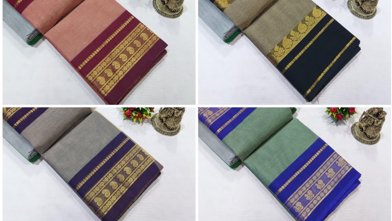 Pure Chettinad Cotton Sarees Collections 