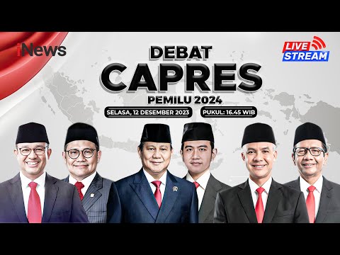 LIVE -  Debat Pertama Calon Presiden Pemilu 2024