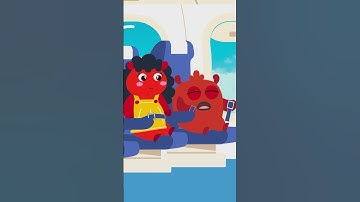 Bé học tiếng Anh qua hoạt hình Quy tắc an toàn trên máy bay #binggoleaders #shorts #safeforkids