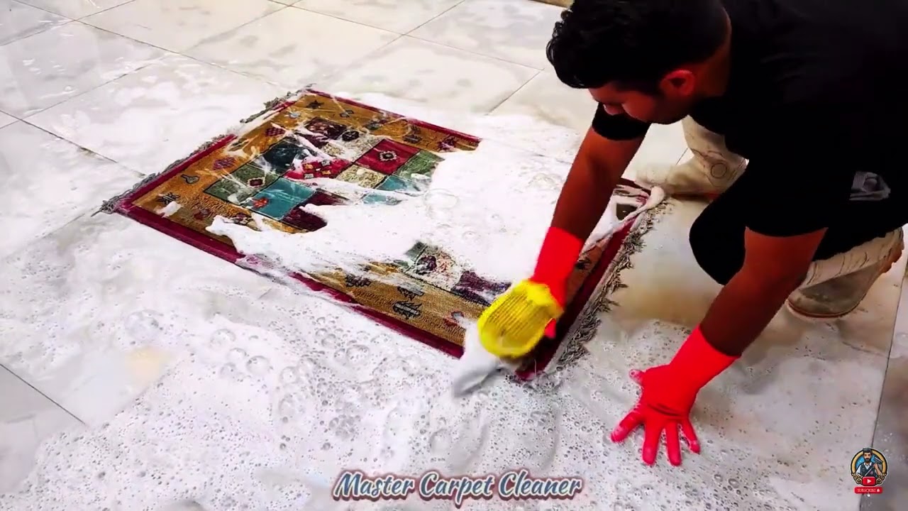 沉浸式解压洗地毯#解压洗地毯 #relax #深度清洁 #satisfying #强迫症 #解压 #洗地毯 #强迫症