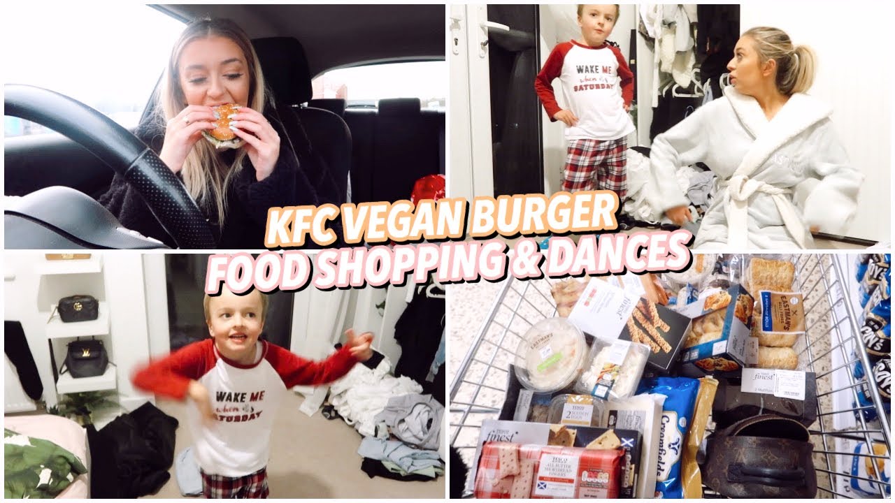 KFC VEGAN BURGER, FOOD SHOPPING & TIKTOK DANCES...