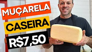 MUSSARELA OU MUÇARELA CASEIRA Como fazer I PIZZARIA DELIVERY DE SUCESSO