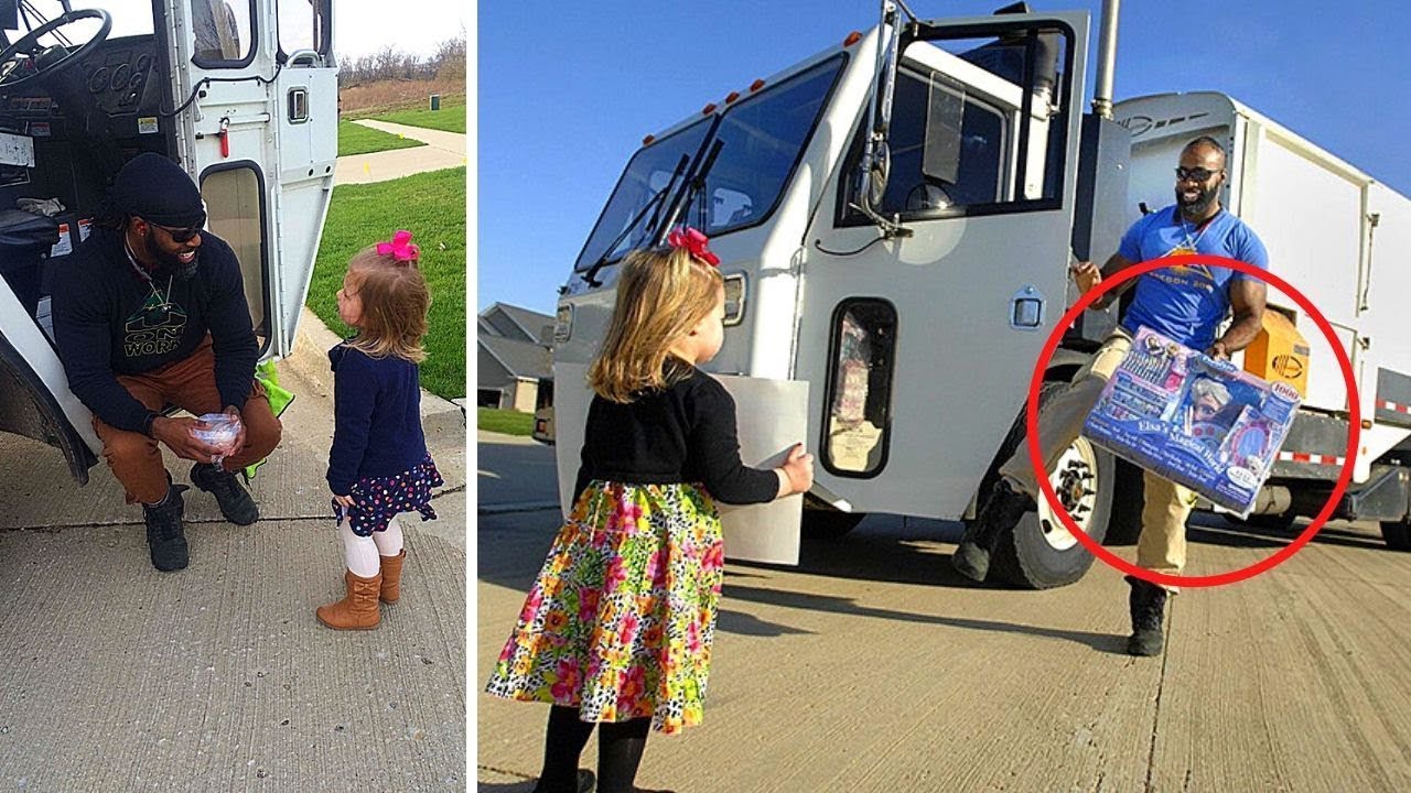 Girl Gives Cupcake To Garbage Man, But 6 Months Later He Returns With A