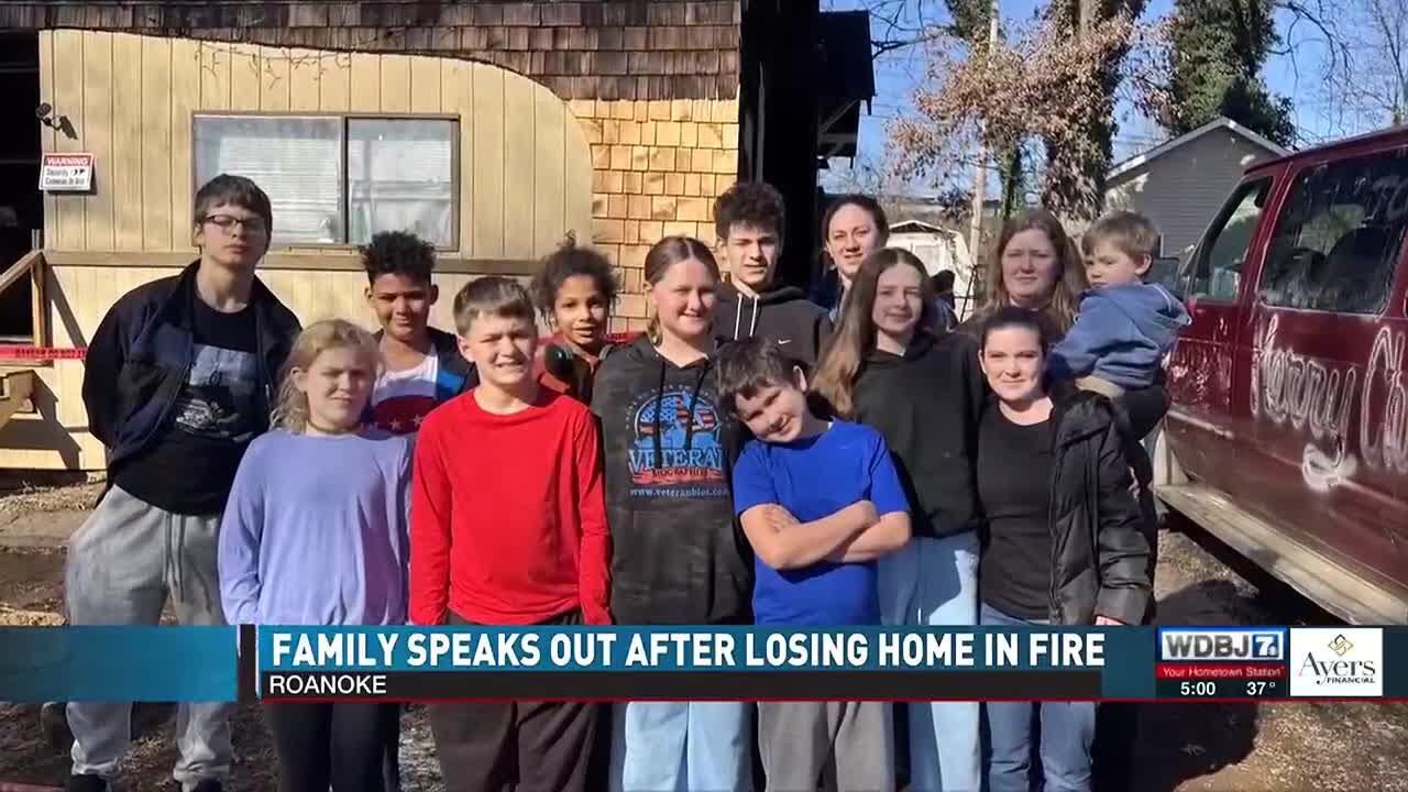Roanoke Family Speaks Out After Losing Home in Fire - YouTube