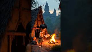 Cute kid primitive life the survival of Chan Kiri in the ancient time