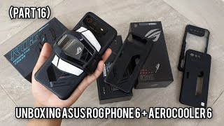 Unboxing Paket dari Tokopedia - Asus ROG PHONE 6 bekas/second satu paket sama aerocooler 6 (part 16)