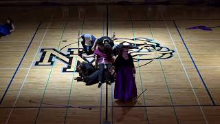 Girls Basketball vs. Olympic HS - NMHS Winterguard - The Road to Ruin (2/11/2025)