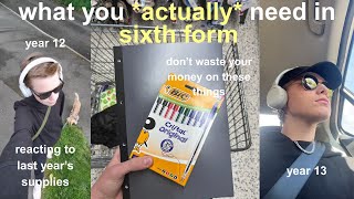 what you *actually* need for sixth form π (don't waste your money on these things!)