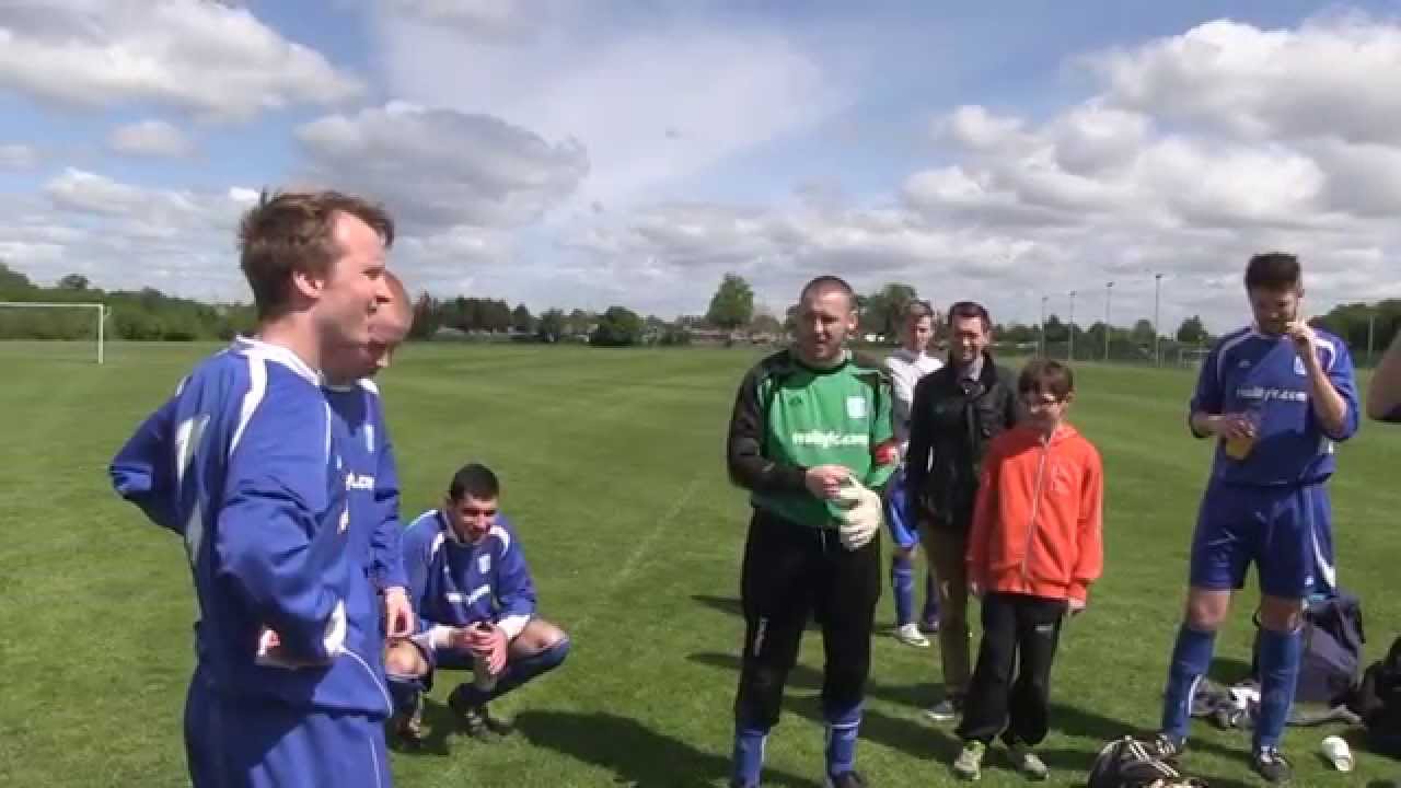 Why me? Sunday League football prank funny player windup YouTube