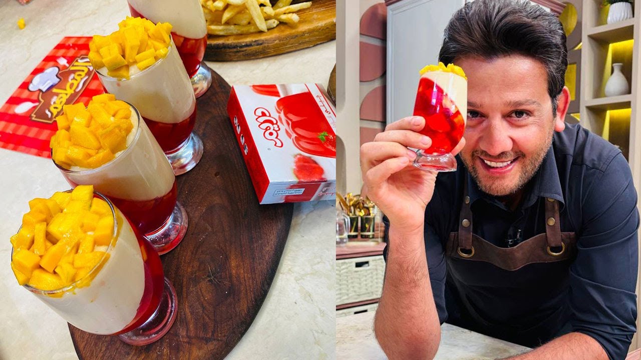 طريقة عمل بودينج الجيلي | المطعم مع الشيف محمد حامد