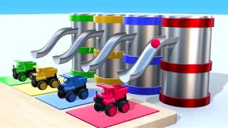 Цветные грузовики - Образование для детей
