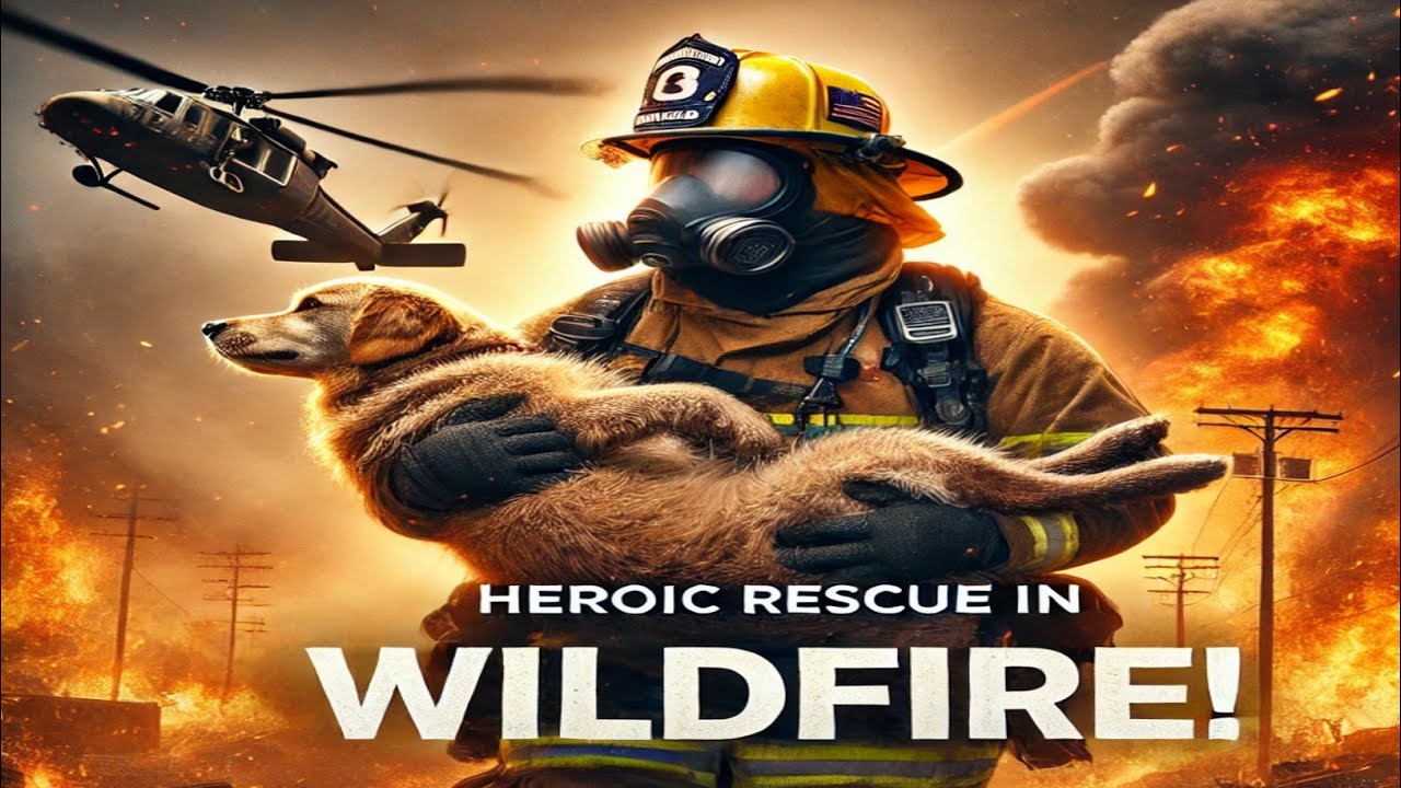 Heroic Firefighter Rescues Elderly Couple and Dog from Los Angeles ...