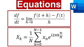 Write Complex Equations in Microsoft Word | A Step-by-Step Guide screenshot 5