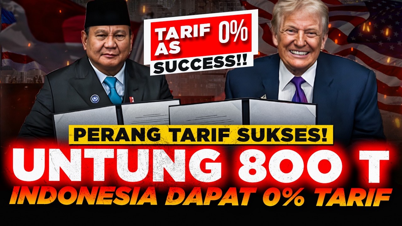 GOKIL! Deal Tarif 0% AS–Indonesia RESMI!! Malaysia Sampai Gigit Jari?