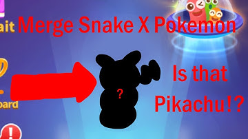 Merge snake X Pokémon: is that pikachu as a snake!?