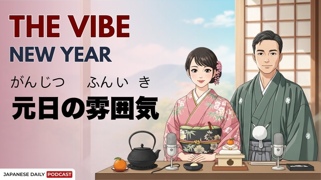 The Atmosphere of Japanese New Year's Day (元日の雰囲気) | Japanese Daily Podcast
