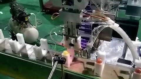automatic lollipop labeling machine