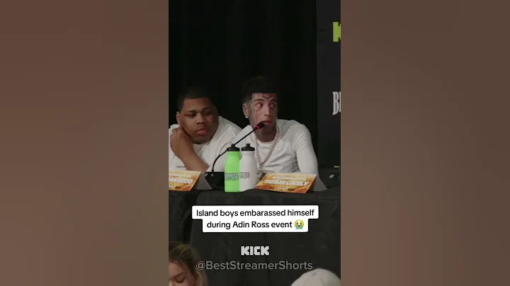Island boys embarrased himself during Adin Ross event #kick #adin #boxing #event #islandboy