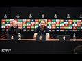 TISKOVÁ KONFERENCE: Marek Bakoš a Matěj Vydra před utkáním proti Malmö FF