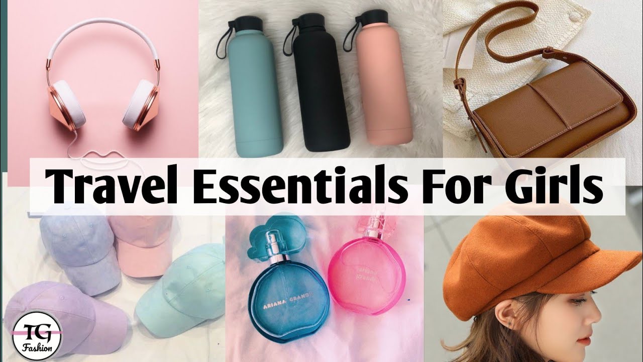 Travelling Essentials With Names, Travel Essentials For Women