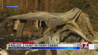 4 dead in Cumberland County crash, NCSHP says