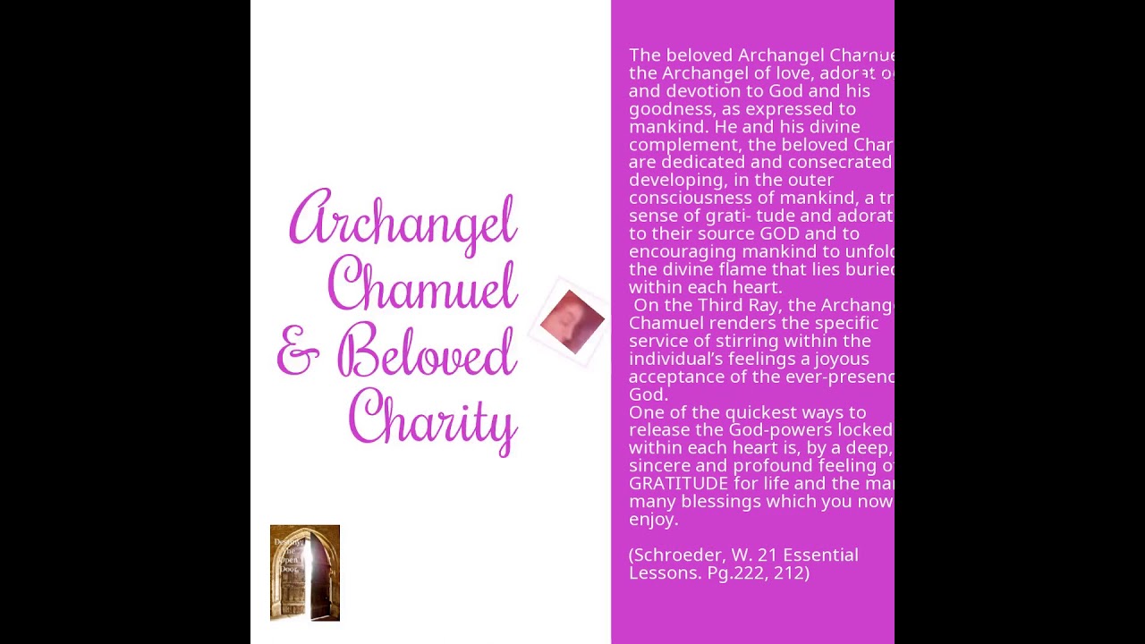 Archangel Chamuel & Beloved Charity