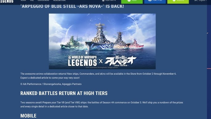 All Aboard World of Warships: Legends Mobile! Join Weekly Livestreams and  Win Exciting Giveaways