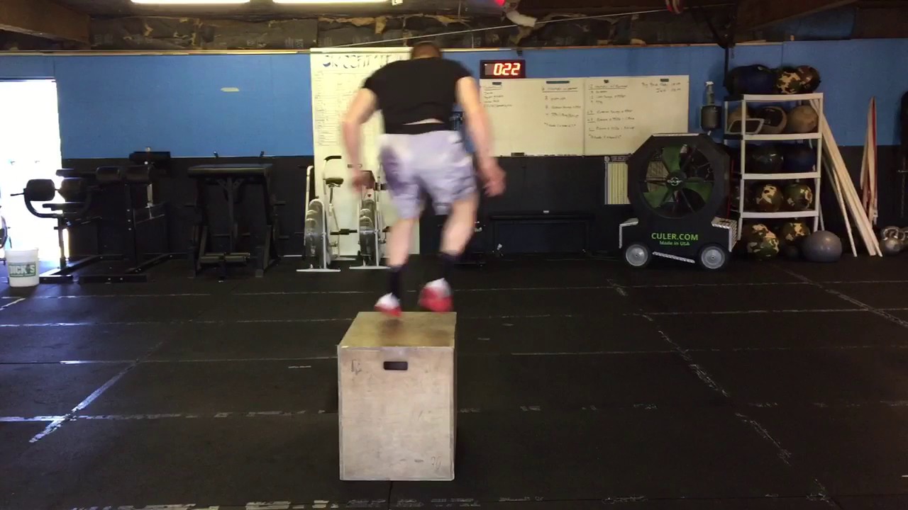 21 Burpee Box Jump Overs YouTube