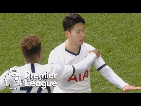 Heung min Son wins it at the death for Tottenham against Aston Villa | Premier League | NBC Sports