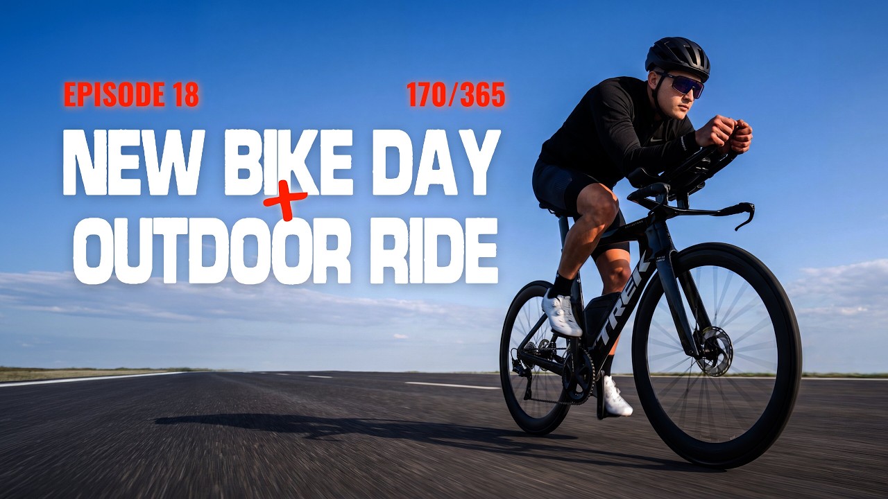 New Bike Day + First Outdoor ride | EP18