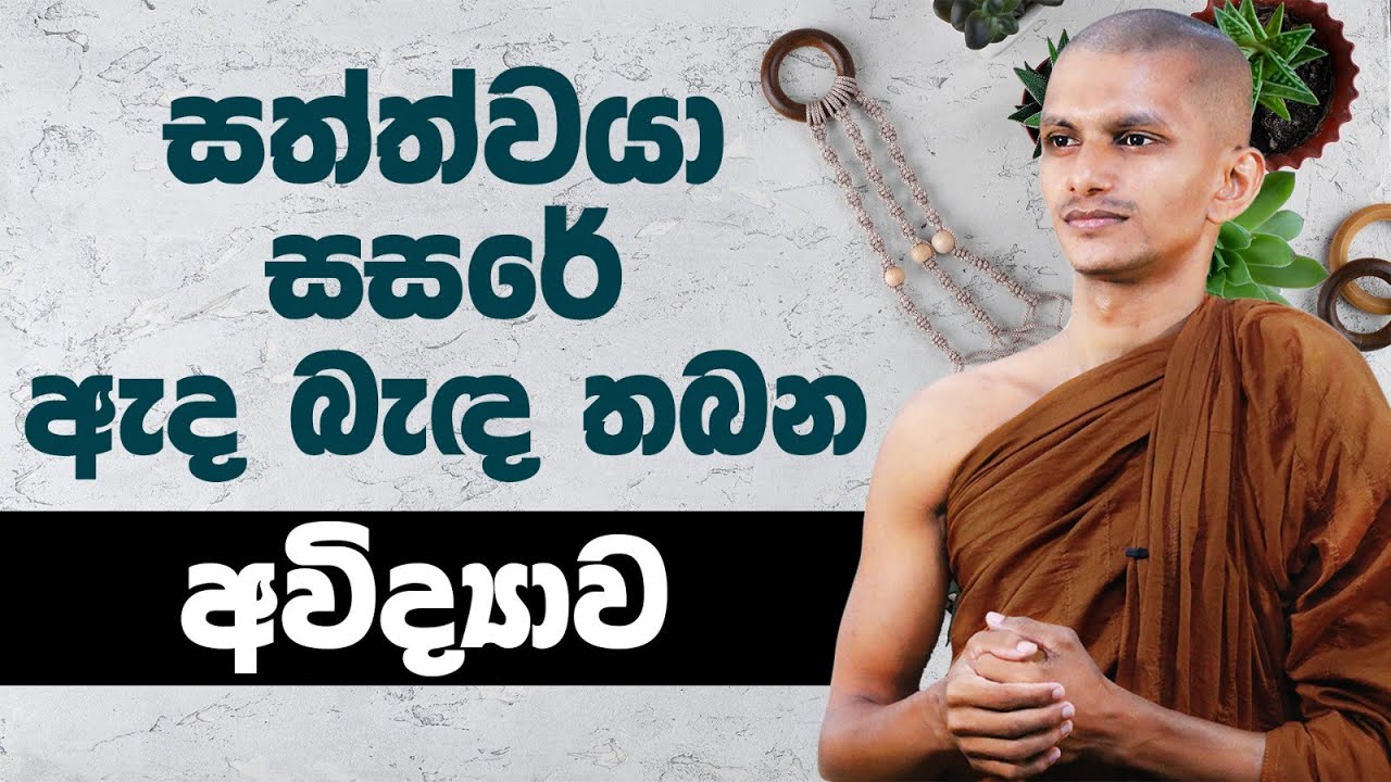 අවිද්‍යාව දුරු කරන්න කලින් අවිද්‍යාව ගැන දැන ගන්න.. | Serunuwara Kusalawansha Thero ​⁠