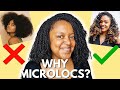 Why I decided to loc my hair #microlocs #locs