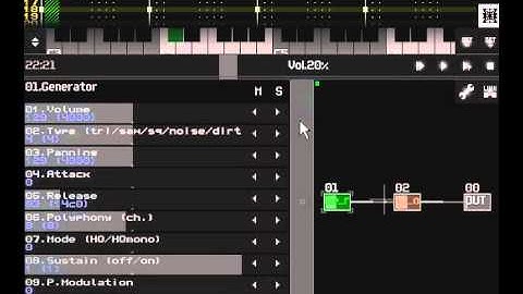 SunVox Tutorial Part 4 - Dirty Generator