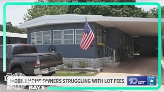 Mobile homeowners struggle with lot fees