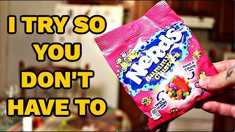 I Try Nerds Gummy Clusters So You Don