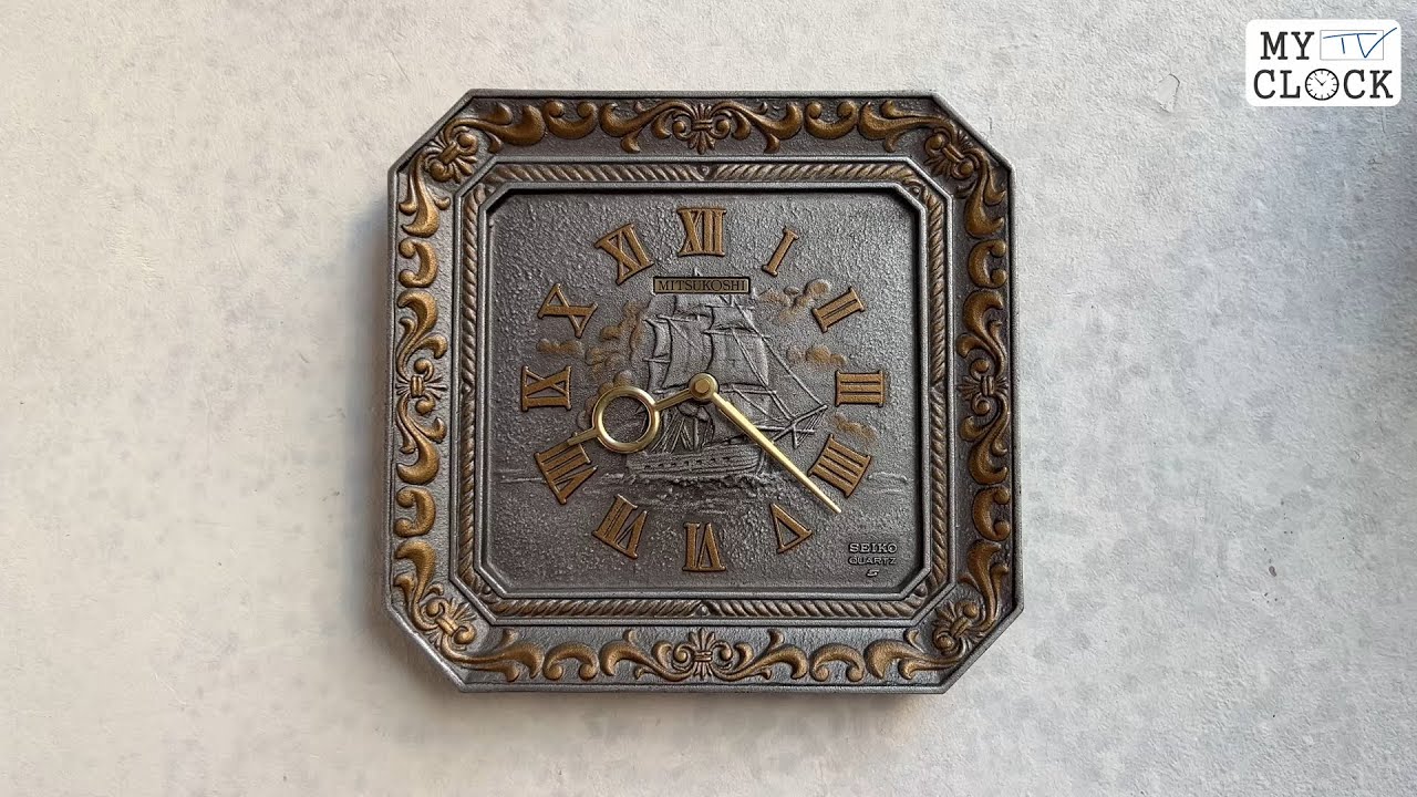 昭和初期 艦船レリーフのデスククロックゼンマイ式 置き時計 昭和初期 艦船レリーフのデスククロックゼンマイ式 置き時計