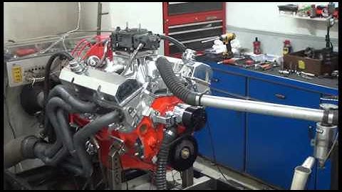 SBC 582HP 383 STROKER ENGINE DYNO RUN FOR VINCE BORSELLINO BY WHITE PERFORMANCE AND MACHINE