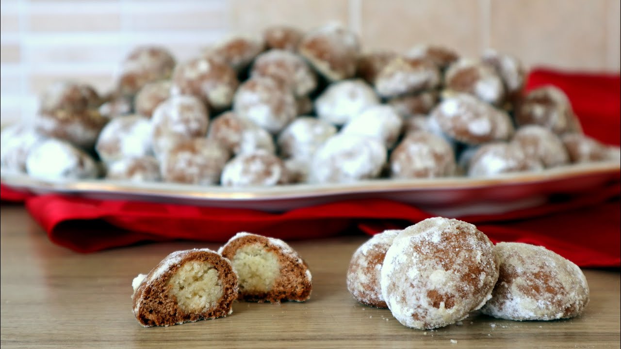 Rumové perníkové koule plněné marcipánem