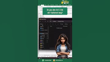 Create Thousands of Folders in 1 Click! Hidden trick in #excel #shorts #exceltips #tipsandtricks